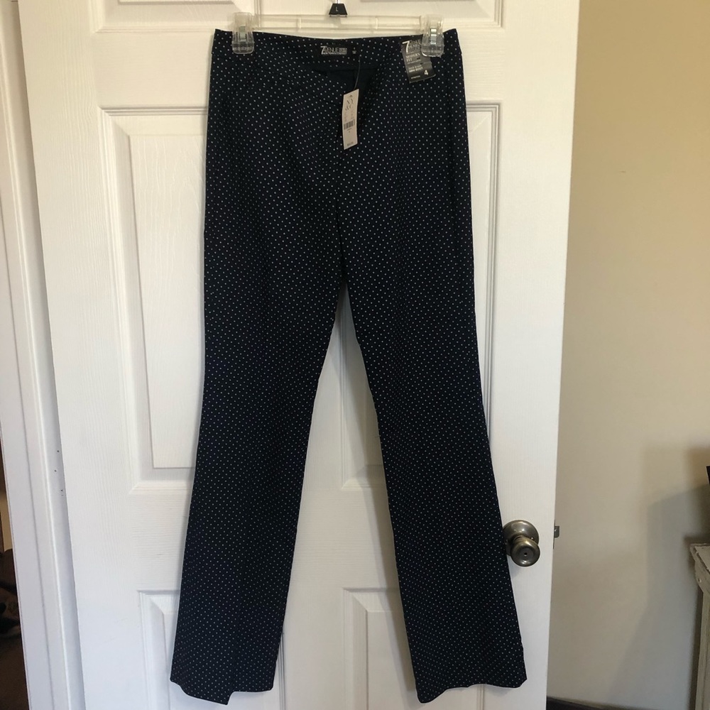5/$15! NWT ny&co navy polka dot pant.